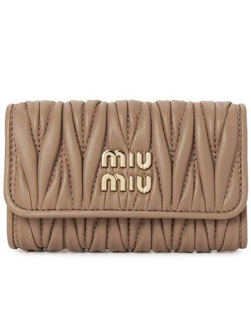 Women s Matelasse Key Wallet 5PG222 2FPP F0770 - MIU MIU - BALAAN 1