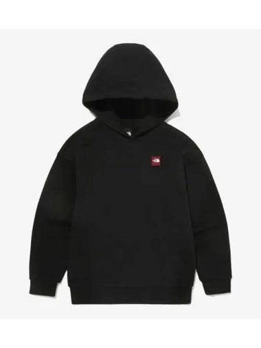 The North Face KIDS Mini Box Logo Hoodie NM5PQ57S BLK - THE NORTH FACE - BALAAN 1