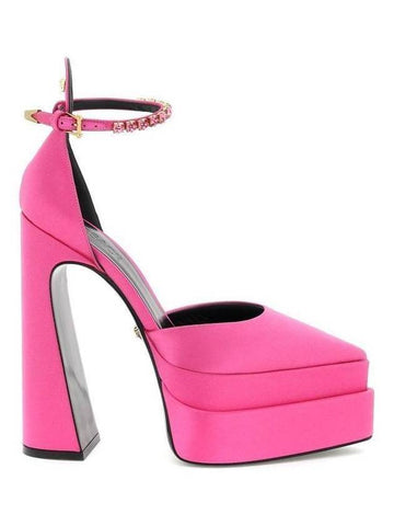 Women's Avitas Pointy Platform Sandals Heel Pink - VERSACE - BALAAN 1