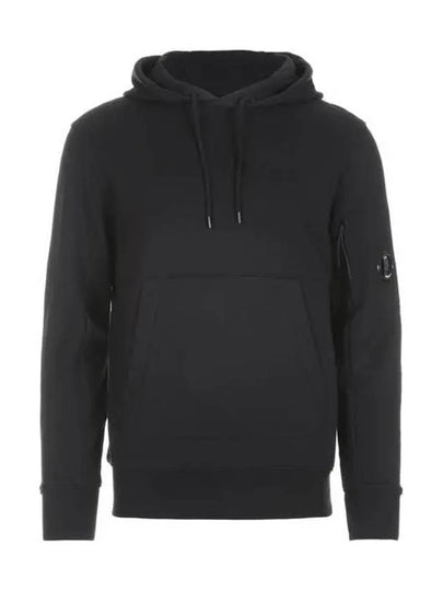 Lens Wappen Pocket Hoodie Black - CP COMPANY - BALAAN 2