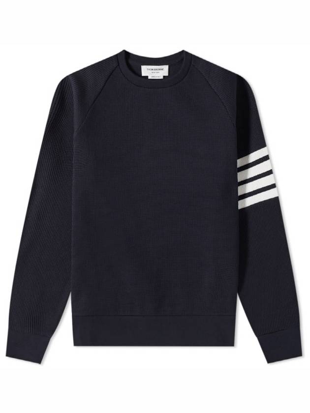 4 Bar Stripe Sweatshirt Navy - THOM BROWNE - BALAAN 2