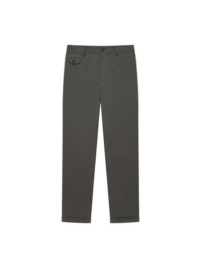 Bio Washing Tapered Chino Straight Pants Charcoal - SOLEW - BALAAN 2