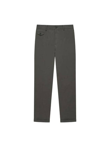 Bio Washing Tapered Chino Straight Pants Charcoal - SOLEW - BALAAN 1