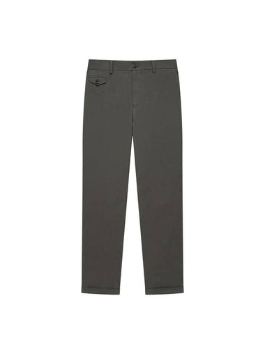 Bio Washing Tapered Chino Straight Pants Charcoal - SOLEW - BALAAN 1