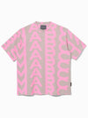 Monogram Big T-Shirt_Taupe/Pink(C602P26SP22-296) - MARC JACOBS - BALAAN 1