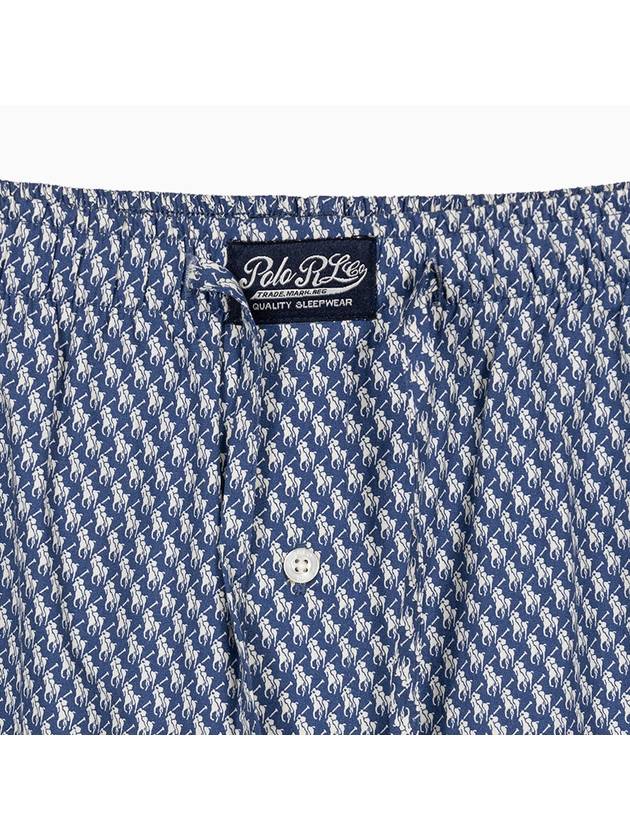 Pattern Blue Cotton Pajama Set 714899503003 - POLO RALPH LAUREN - BALAAN 7