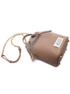 5AC Number Logo Texture Leather Bucket Bag Beige - MAISON MARGIELA - BALAAN 6