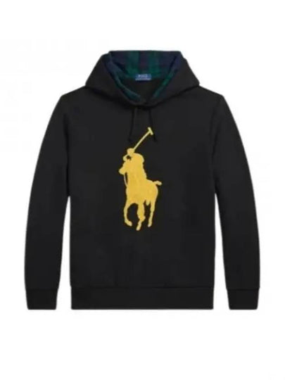 Polo Pony Motif Hoodie Black - POLO RALPH LAUREN - BALAAN 2