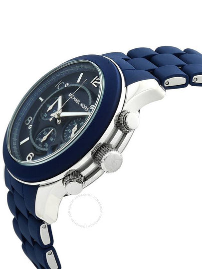 Michael Kors Runway Chronograph Quartz Blue Dial Unisex Watch MK9077 - MICHAEL KORS - BALAAN 2