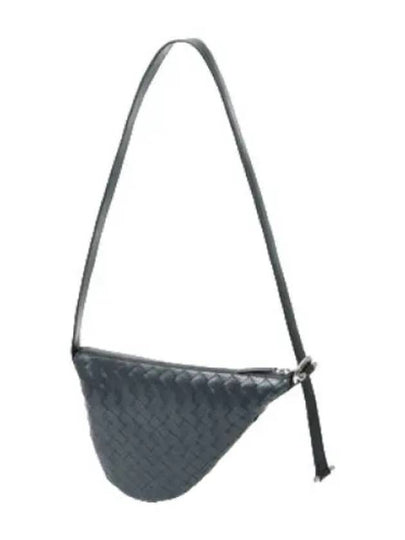 Intrecciato Small Bergul Cross Bag Grey - BOTTEGA VENETA - BALAAN 2