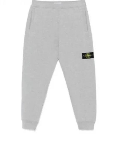 Signature Wappen Patch Cotton Baggy Pants Grey - STONE ISLAND - BALAAN 2