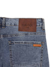 Men's loose fit thin simple spandex denim pants AJN175 - IKALOOOK - BALAAN 8