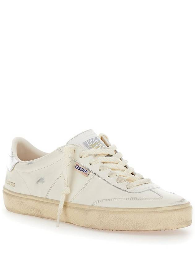 Soul Star Low Top Sneakers Silver White - GOLDEN GOOSE - BALAAN 3