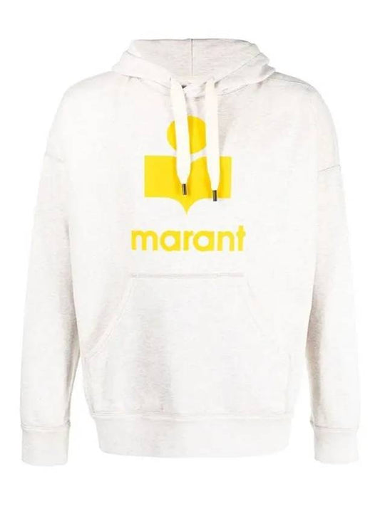 Miley Logo Print Hoodie Ivory - ISABEL MARANT - BALAAN 2