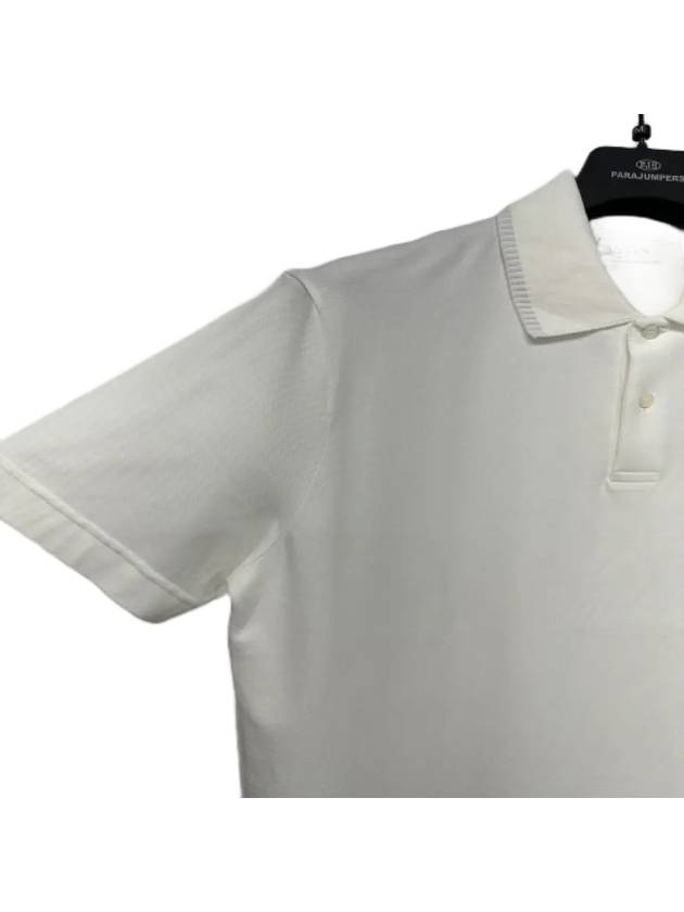 PL0021 J00101 Embroidery Detail Polo T Shirt White Lanvin - LANVIN - BALAAN 2