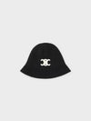 Seamless Cashmere Bucket Hat Black - CELINE - BALAAN 2