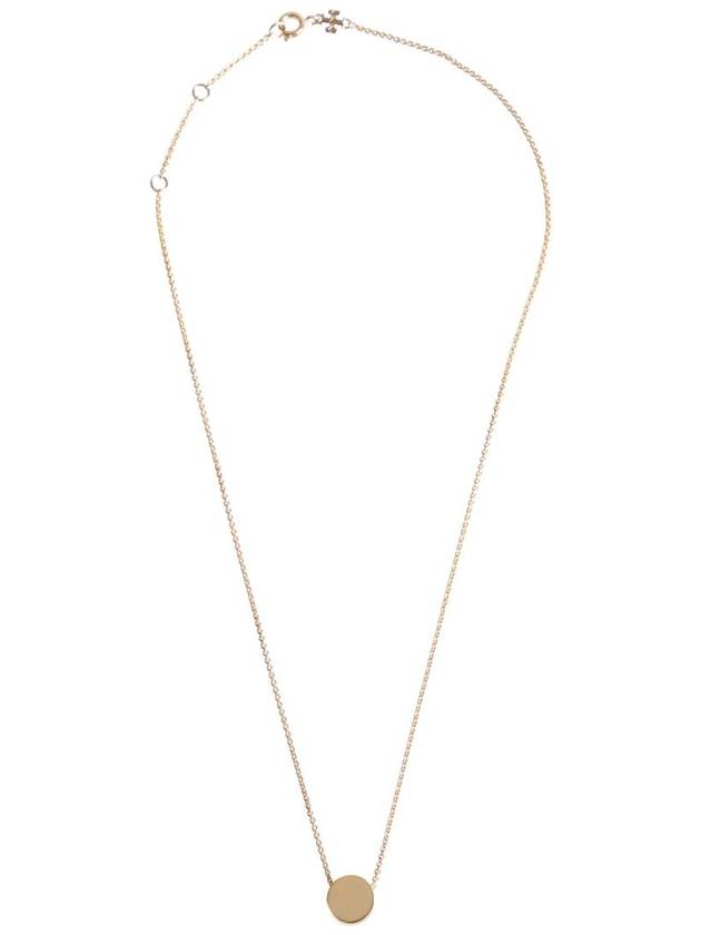 Kira Enamel Pendant Necklace Gold - TORY BURCH - BALAAN 3