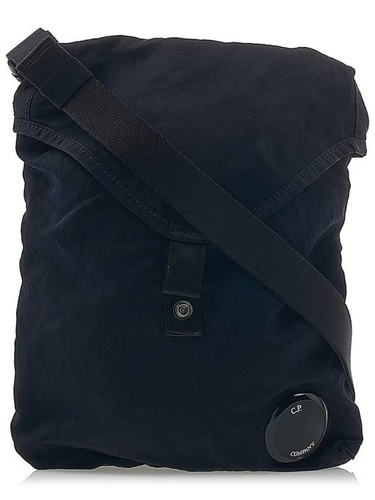 Lens Wappen Nylon B Cross Bag Navy - CP COMPANY - BALAAN 1