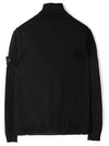 Wool Knit Turtleneck Black - STONE ISLAND - BALAAN 3