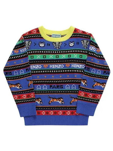 Knit K25830 829 Jungle Palette Pixel Kids - KENZO - BALAAN 1