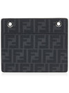 Peekaboo Pocket Clutch Bag Black - FENDI - BALAAN 4