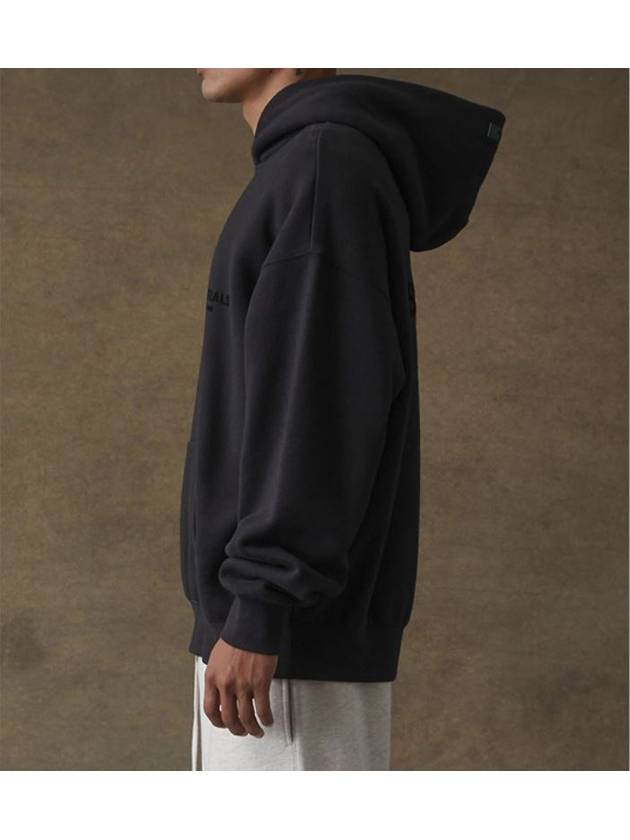 Men's Logo Pullover Hoodie Black - FEAR OF GOD ESSENTIALS - BALAAN 6