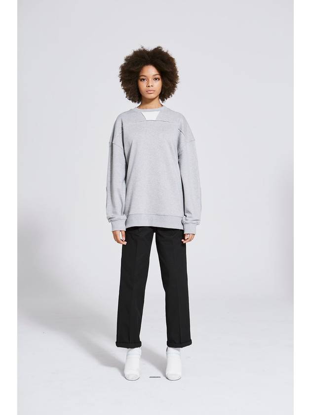 women's line color scheme sweatshirt gray - MOTH - BALAAN 2