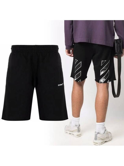 Caravaggio Diag Shorts Black - OFF WHITE - BALAAN 2