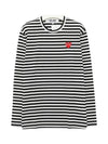 Men s Striped Long Sleeve T Shirt P1T164 BLACKWHITE - COMME DES GARCONS - BALAAN 3