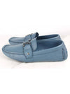 LV initial leather loafer blue 8 5 275 - LOUIS VUITTON - BALAAN 4