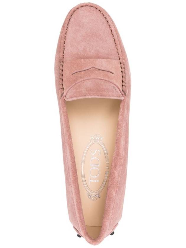 Gommino Suede Driving Shoes Pink - TOD'S - BALAAN 5