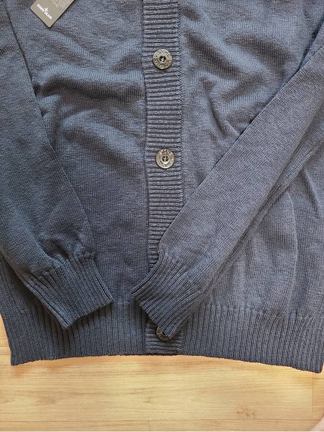 Waffen V-neck Cardigan Navy - STONE ISLAND - BALAAN 6