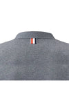 Milano Stitch 4-Bar Cardigan Medium Grey - THOM BROWNE - BALAAN 5