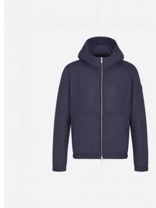 Technical Fabric Zip Up Jacket Navy - DIOR - BALAAN 2