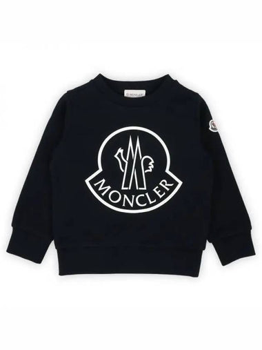 Kids Waffen Printing Sweatshirt Navy 8G00011 899PS 778 270031 1065555 - MONCLER - BALAAN 1