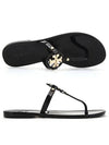 Miller Mini Flat Thong Flip Flop Black - TORY BURCH - BALAAN 4