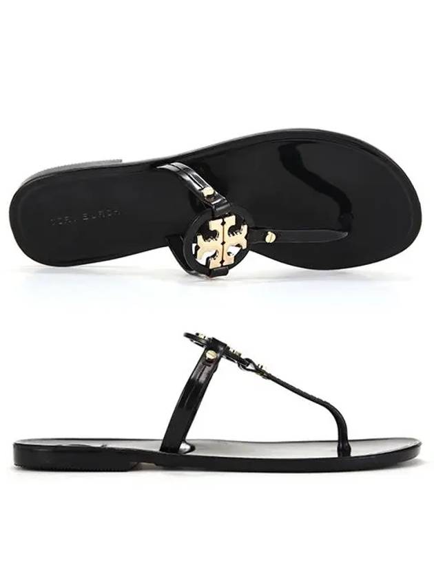 Miller Mini Flat Thong Flip Flop Black - TORY BURCH - BALAAN 5