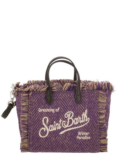 Mini Vanity bag with bangs and embroidered logo - MC 2 SAINT BARTH - BALAAN 1