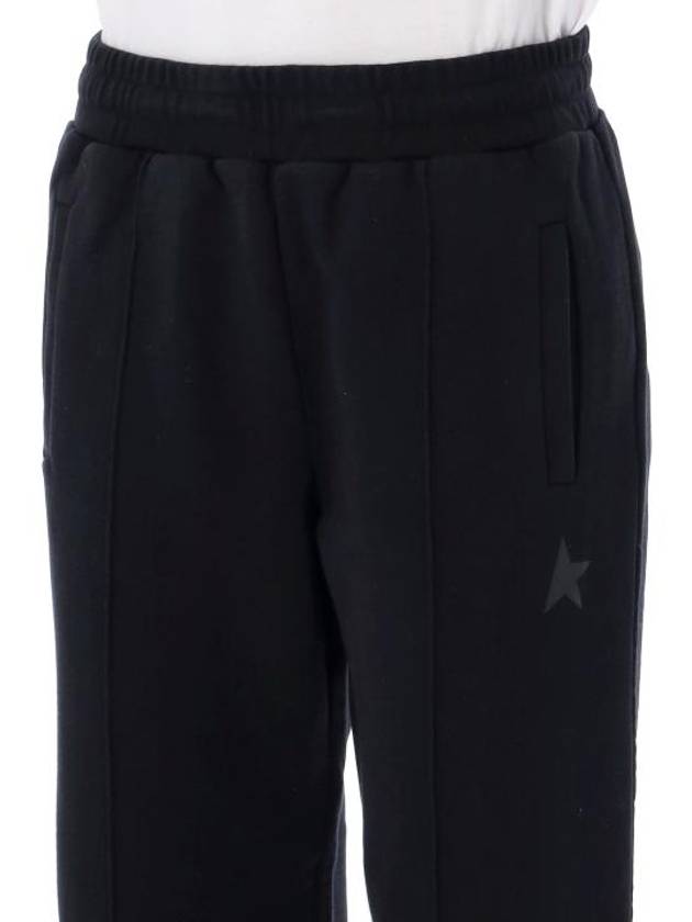 Star Logo Sweat Track Pants Black - GOLDEN GOOSE - BALAAN 8