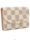 Damier Azur Rosalie Coin Perth Card Wallet Built in Chip N61276 - LOUIS VUITTON - BALAAN 4