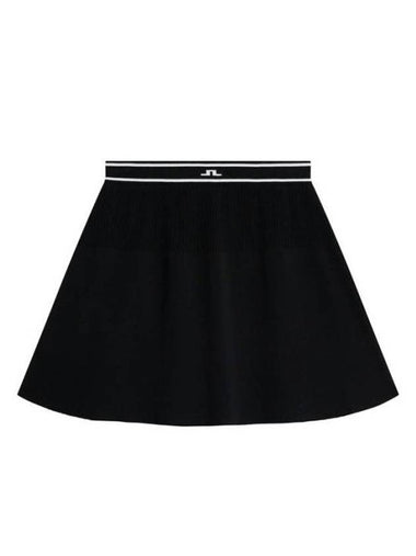 Emma Knit Skirt Black - J.LINDEBERG - BALAAN 1