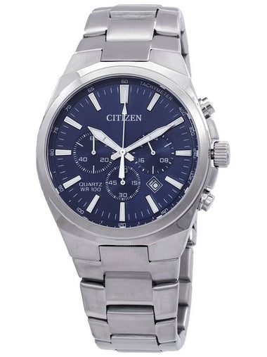 Citizen Chronograph Quartz Blue Dial Men's Watch AN8170-59L - CITIZEN - BALAAN 1