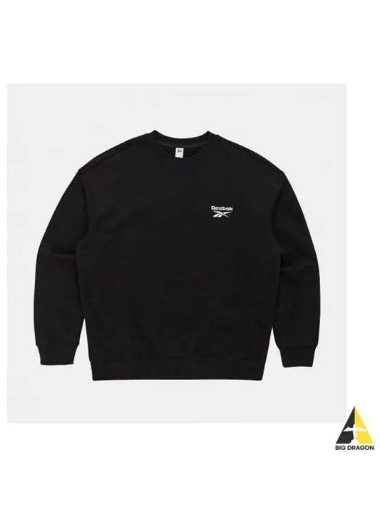 Club C Story Sweatshirt Black - REEBOK - BALAAN 1