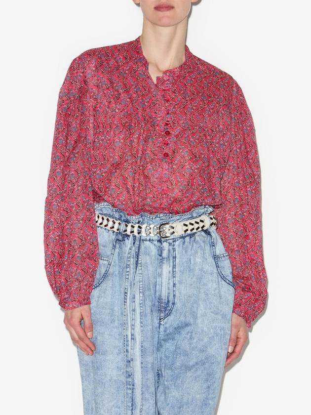 Salika Blouse Red - ISABEL MARANT - BALAAN 3