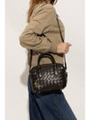 Getaway Small Tote Bag Dark Brown - BOTTEGA VENETA - BALAAN 3