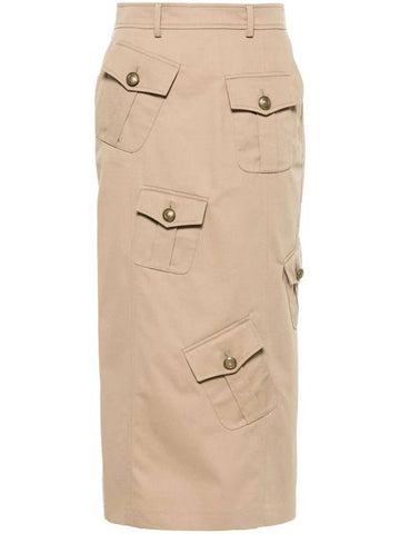 Moschino Cargo Midi Skirt - MOSCHINO - BALAAN 1