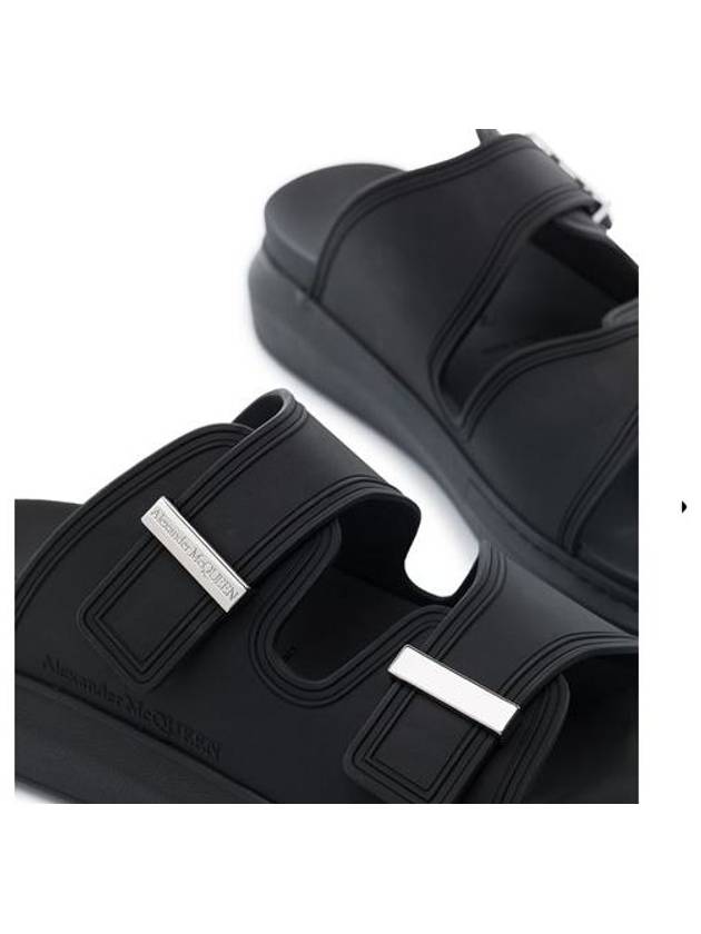 Hybrid Rubber Slippers Black - ALEXANDER MCQUEEN - BALAAN 3