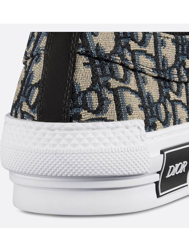 B23 Low Top Sneakers Beige Black Dior Oblique Jacquard 3SN249ZSA H961 - DIOR - BALAAN 4