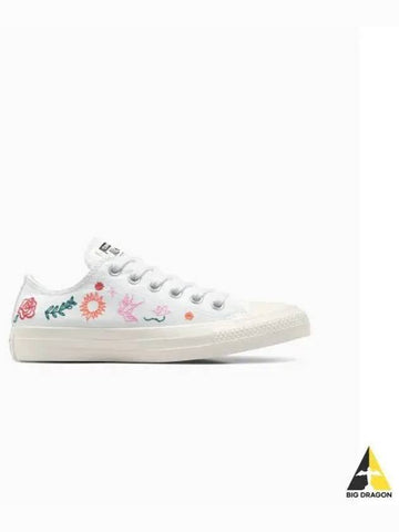 Chuck Taylor All Star Summer Embroidery White A10821C - CONVERSE - BALAAN 1