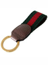 Ophidia Keychain Green And Red Web Stripe - GUCCI - BALAAN.